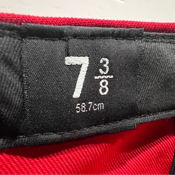 New Era, 59Fifty Fitted Hat, New York Yankees, Red & White - Picture 6 of 10